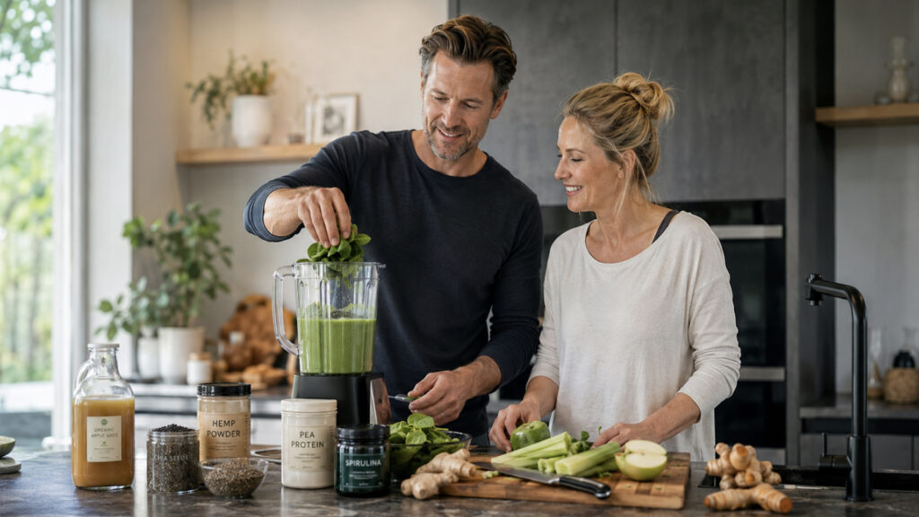 How a green smoothie can support energy, protein intake and daily follow-through when built with balance.