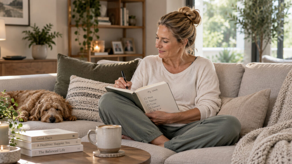 A simple 30-minute weekly planning ritual can help organise commitments, protect sleep and exercise, reduce mental load and create more space for yourself.